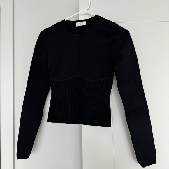 Aritzia Babaton Sculpt Knit Empire Longsleeve - Picture 2 of 2
